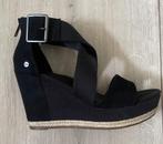 UGG sandaal sleehak zwart, UGG, Verzenden, Zwart, Sandalen of Muiltjes