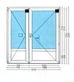 Kunststof kozijnen Trippel glas  nieuwe Veka profiel HR++, Ophalen of Verzenden, Nieuw, Kunststof, Raamkozijn