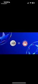 GEZOCHT!!!! Ajax - olympiakos F side, Losse kaart, Eén persoon, Januari, Europa of Champions League