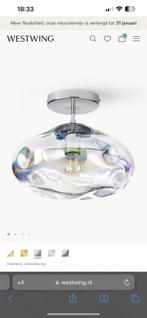 Westwing plafondlamp Amora iriserend glas, Huis en Inrichting, Led-lamp, Minder dan 30 watt, Zo goed als nieuw, E27 (groot)