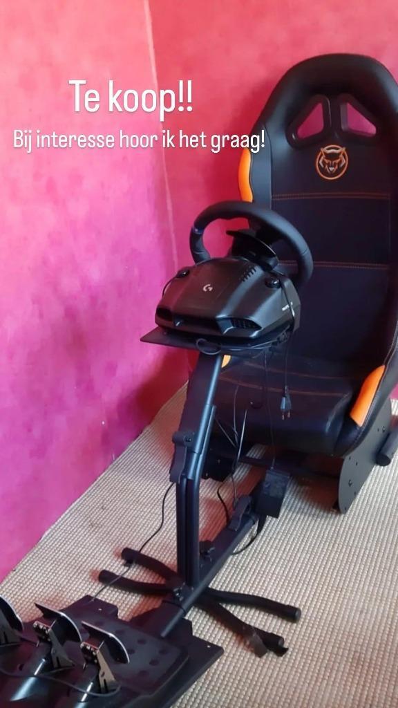 Race stoel, Spelcomputers en Games, Spelcomputers | Sony PlayStation Consoles | Accessoires, Zo goed als nieuw, PlayStation 3