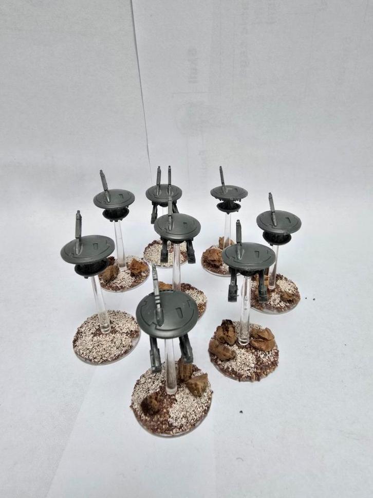 T'au drones en turret - warhammer 40.000, Hobby en Vrije tijd, Wargaming, Gebruikt, Warhammer 40000, Figuurtje(s), Ophalen