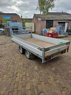 Hapert tandemasser plateauaanhanger 305x160cm bakmaat, Auto diversen, Aanhangers en Bagagewagens, Ophalen, Gebruikt, ., Hapert