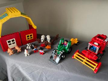 Duplo Boerderij met Dieren, Tractor & Combain beschikbaar voor biedingen