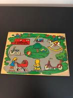 Houten Puzzel - Leuke plaatjes!, 2 tot 4 jaar, Gebruikt, 10 tot 50 stukjes, Ophalen of Verzenden