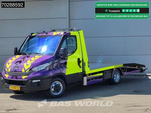 Iveco Daily 35C12 Autotransporter Automaat Luchtvering Dubbe, Auto's, Bestelauto's, Bedrijf, Te koop, Centrale vergrendeling, Cruise Control