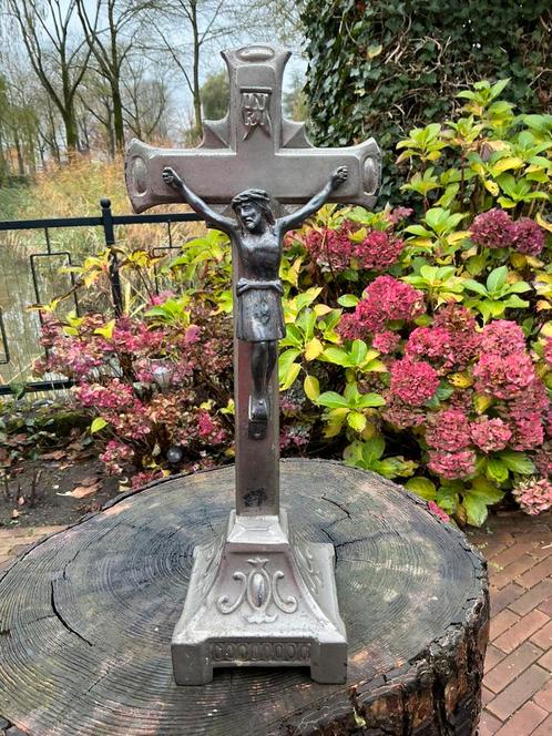 Religie staand kruisbeeld ❤️ Jezus corpus, Antiek en Kunst, Antiek | Religie, Ophalen of Verzenden