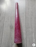 Vase Artisanale - hoge handgeblazen vaas, Huis en Inrichting, Ophalen, 50 tot 75 cm, Rood, Glas