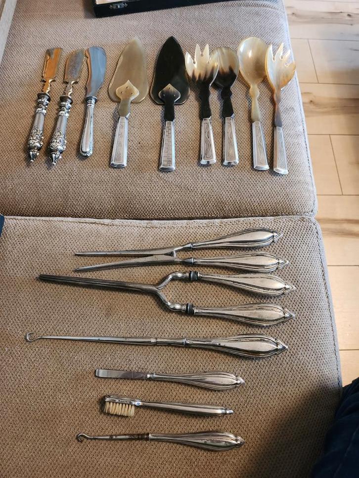 Zilverwerk & en Set diversen, Antiek en Kunst, Antiek | Bestek, Ophalen of Verzenden