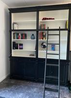Zwarte boekenkast met ladder, Ophalen, Gebruikt