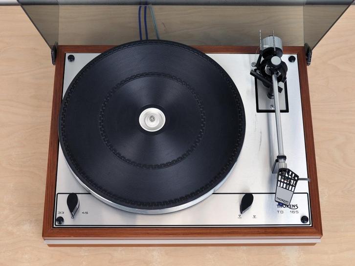 Thorens TD-165 met Ortofon 2M Blue element | met garantie, Audio, Tv en Foto, Platenspelers, Refurbished, Platenspeler, Thorens