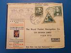 104) Nederland naar Australië 1938, Postzegels en Munten, Brieven en Enveloppen | Nederland, Ophalen of Verzenden, Envelop
