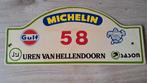 1982 12 Uren van Hellendoorn Rallyschild rallyplaat, Ophalen of Verzenden
