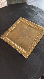 Dienblad voor decoratie, Ophalen of Verzenden, Zo goed als nieuw, Vierkant, Metaal