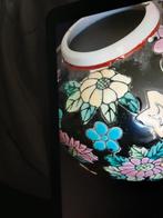 Mille fiori porselein pot, Ophalen of Verzenden