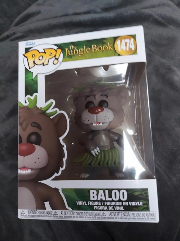 Funko Pop! Disney - Jungle Book Baloo #1474, Verzamelen, Poppetjes en Figuurtjes, Nieuw, Ophalen of Verzenden