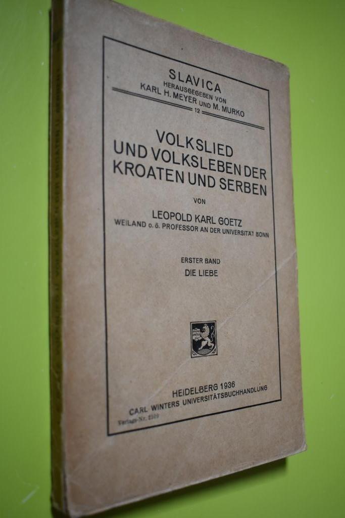 Volkslied und Volksleben der Kroaten und Serben 1936, Boeken, Geschiedenis | Wereld, Gelezen, Europa, 20e eeuw of later, Ophalen of Verzenden