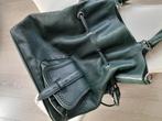 Leren schouder tas groen, Ophalen of Verzenden, Zo goed als nieuw, Groen, Leer
