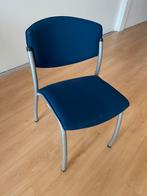 6 blauwe stoelen gratis bezorgen in Terneuzen, Huis en Inrichting, Stoelen, Nieuw, Vijf, Zes of meer stoelen, Blauw, Metaal