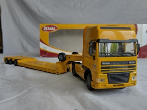 Daf 95 XF 430 Space cab met dieplader 1:50 Joal nieuw, Hobby en Vrije tijd, Modelauto's | 1:50, Nieuw, Bus of Vrachtwagen, Overige merken