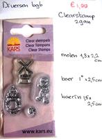 Diversen 696 Clearstamp, Hobby en Vrije tijd, Ophalen of Verzenden, Zo goed als nieuw, Clearstamp