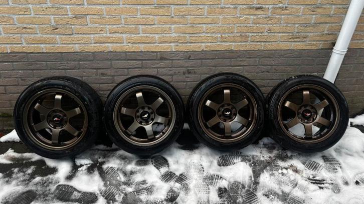 Japan Racing JR3 lichtmetalen velgen, Auto-onderdelen, Overige Auto-onderdelen, Gebruikt, Ophalen