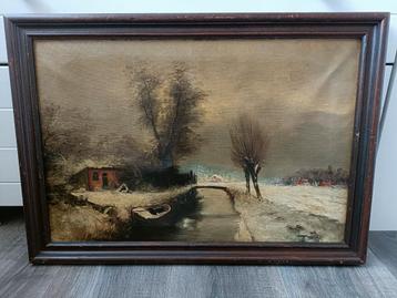 Winterlandschap naar Louis Apol beschikbaar voor biedingen