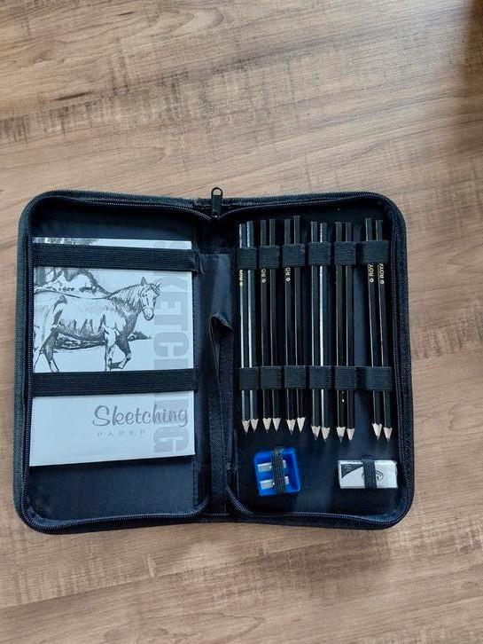 Schetspotloden met schetspapier, Hobby en Vrije tijd, Tekenen, Zo goed als nieuw, Overige typen, Ophalen