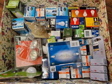 Diverse lampen, doos vol beschikbaar voor biedingen