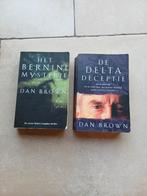Dan Brown Boeken - Het Bernini Mysterie & De Delta Deceptie, Ophalen of Verzenden, Gelezen, Dan Brown, Nederland