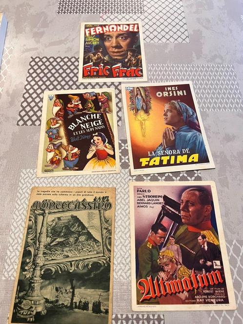 5 kaarten filmreclame oa cinema Rex / Majestic, Verzamelen, Film en Tv, Gebruikt, Tv, Poster, Ophalen of Verzenden