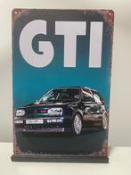 VW Volkswagen GTI metalen reclamebord  (Old Look), Ophalen of Verzenden, Nieuw, Auto's