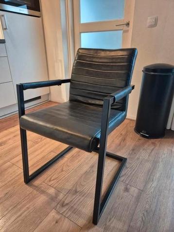 6 eetkamer stoelen antraciet beschikbaar voor biedingen