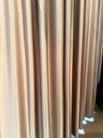 Luxe taupe satijnen overgordijnen – waveplooi, Overige kleuren, 200 cm of meer, Nieuw, Ophalen of Verzenden