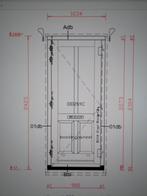 Voordeur kozijn hardhout, 100 tot 120 cm, 215 cm of meer, Nieuw, Ophalen of Verzenden