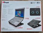 Trust Laptop Standaard met 2 Fans - Cyclone, Computers en Software, Ophalen of Verzenden, Nieuw, Trust, In hoogte verstelbaar