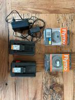 Flymo batterijen, oplader en twee doosjes spoeldraad, Ophalen of Verzenden, Gebruikt