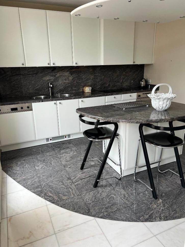 Miele keuken, Huis en Inrichting, Keuken | Complete keukens, Gebruikt, Dubbelwandige keuken, Wit, Graniet of Steen, Ophalen