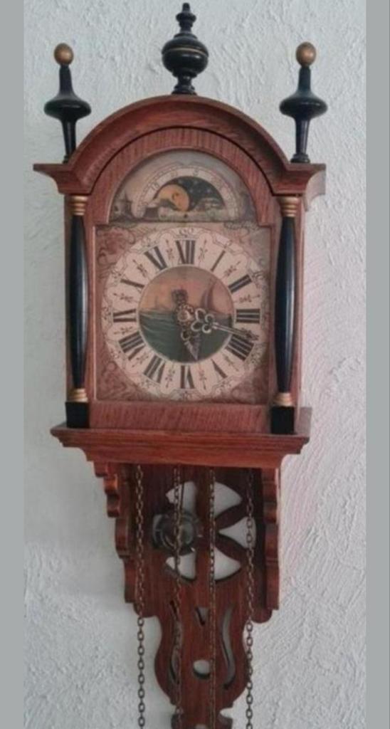 Antieke Friese klok schippertje Zie omschrijving, Antiek en Kunst, Antiek | Klokken, Ophalen