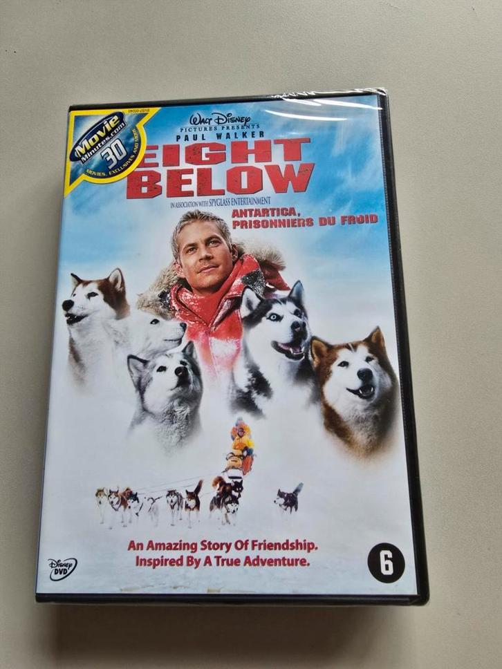 Nieuw! Dvd eight below - Disney, Cd's en Dvd's, Dvd's | Kinderen en Jeugd, Nieuw in verpakking, Film, Avontuur, Alle leeftijden