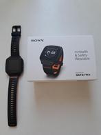 Te koop: SONY SafeTRX sporthorloge met lader, Zwart, Nieuw, Ophalen of Verzenden, Afstand