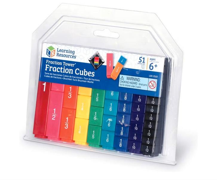 Breuken Dobbelstenen Set - Leerzaam Speelgoed, Kinderen en Baby's, Speelgoed | Educatief en Creatief, Nieuw, Rekenen, Ontdekken