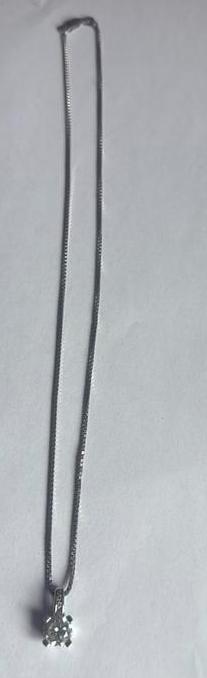 Zinzi zilveren ketting met hanger – 925 zilver, Sieraden, Tassen en Uiterlijk, Kettingen, Zo goed als nieuw, Zilver, Zilver, Met hanger