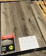 Mega partij klik PVC vloer grijsbruin OP=OP!, Overige typen, Nieuw, Grijsbruine klik pvc vloer, Ophalen of Verzenden