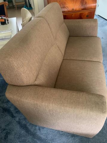 Tweezitsbank, bruin 160 cm