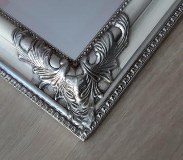 Barok spiegel met facet geslepen glas beschikbaar voor biedingen