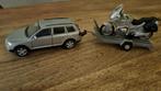Miniatuur VW met motor op aanhanger, Ophalen of Verzenden, Gebruikt, Auto, Overige merken