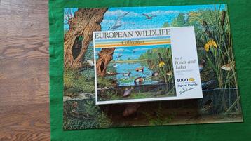 Puzzel European wildlife beschikbaar voor biedingen