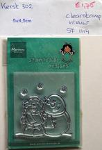 Kerst 302 Clearstamp, Hobby en Vrije tijd, Stempelen, Ophalen of Verzenden, Nieuw, Clearstamp