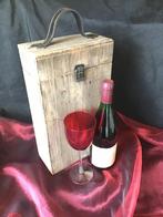 Houten kistje voor 2 flessen, Ophalen of Verzenden
